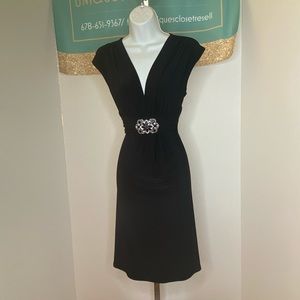 Bison Bisou Michele Bohbot black dress size 8